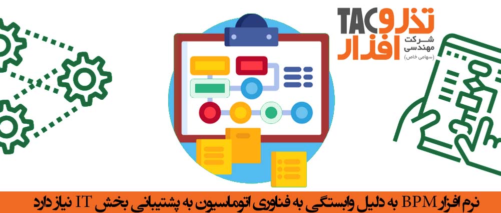BPM به دلیل وابستگی به فناوری اتوماسیون به پشتیبانی بخش IT نیاز دارد
