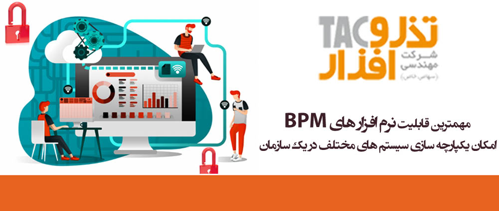 مهمترین قابلیت نرم افزار های BPM امکان یکپارچه سازی سیستم های مختلف در یک سازمان