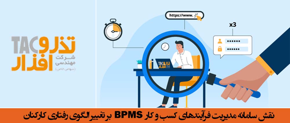 نقش سامانه مدیریت فرآیندهای کسب و کار BPMS بر تغییر الگوی رفتاری کارکنان