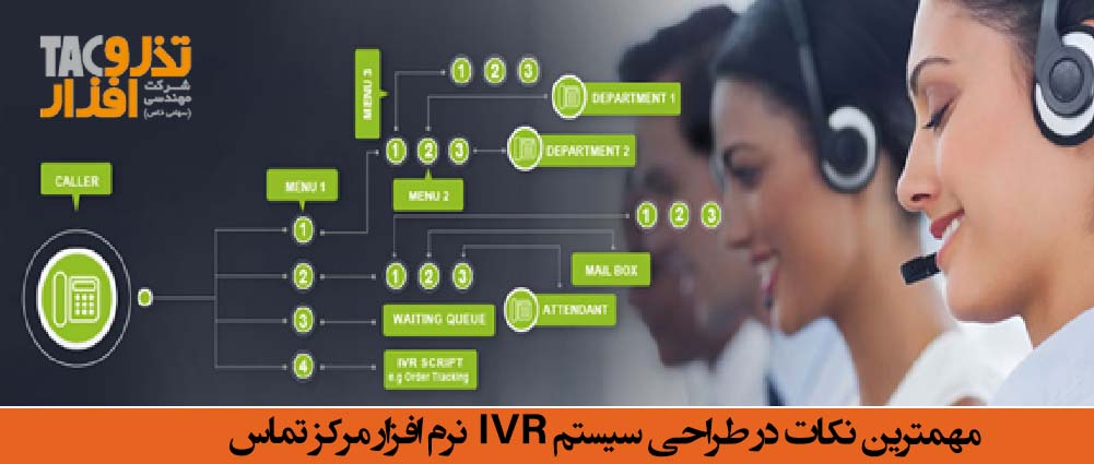مهمترین نکات در طراحی سیستم IVR نرم ‌افزار مرکز تماس